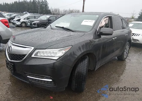 2014 Acura Mdx Technology Package from USA, damaged, VIN 5FRYD4H44EB034259